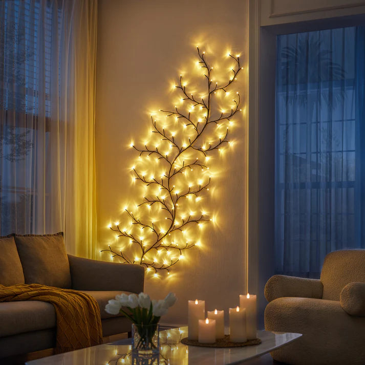 LED branch lights for wall decoration and Christmas atmosphere