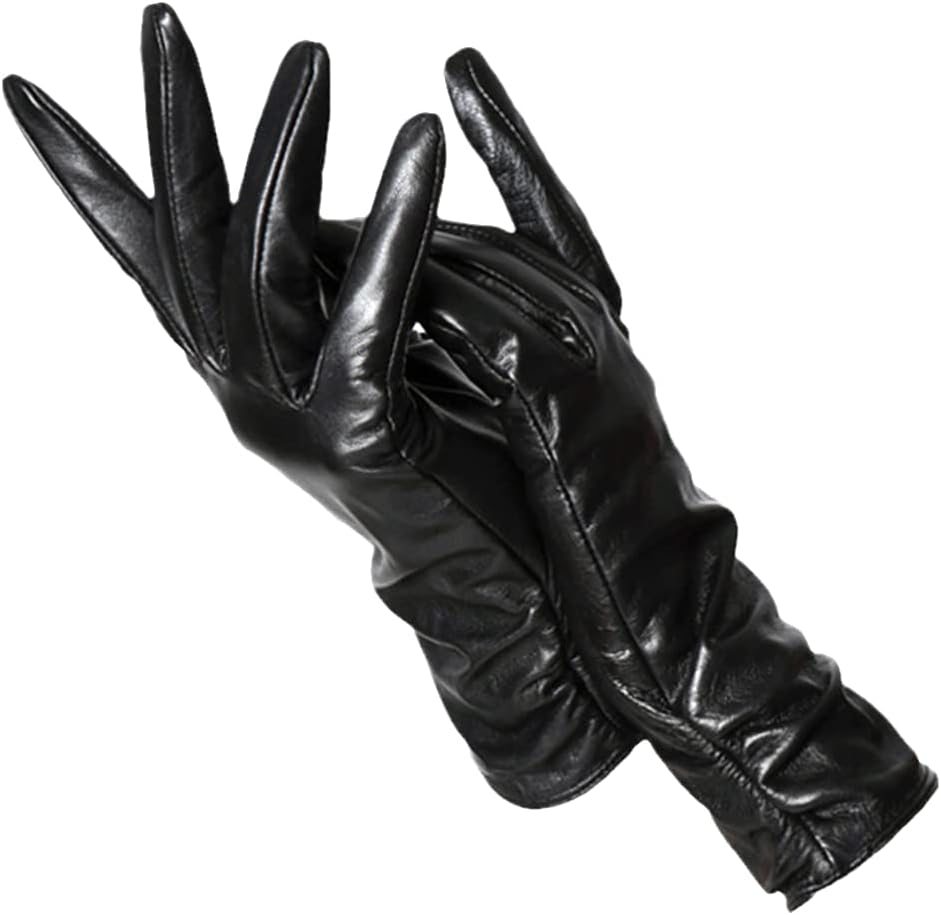 Women's Leather Gloves with Classic Design