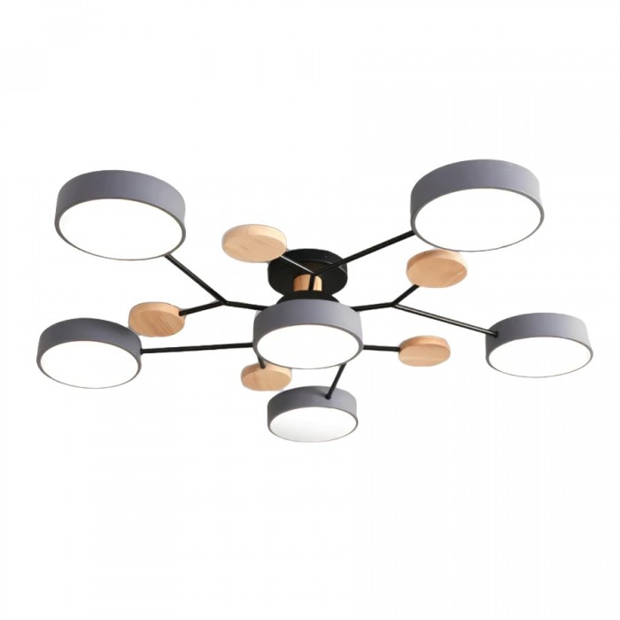 LED ceiling light with organic design for living room and dining area