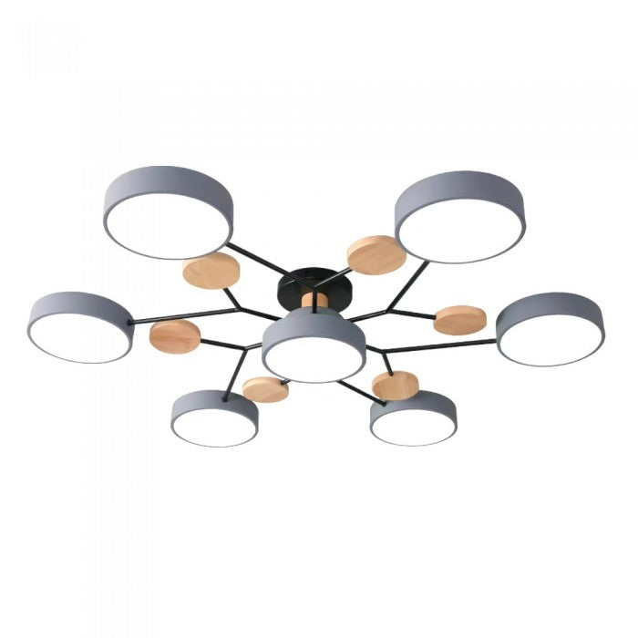 LED ceiling light with organic design for living room and dining area