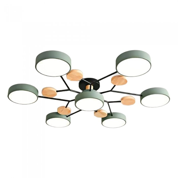 LED ceiling light with organic design for living room and dining area