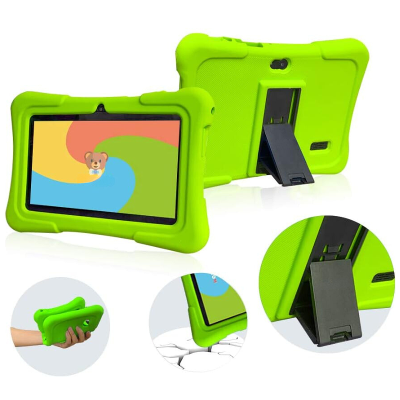 Children's tablet with learning apps and robust casing