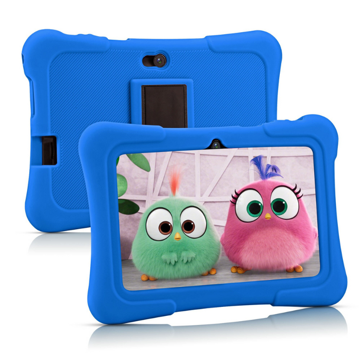 Children's tablet with learning apps and robust casing