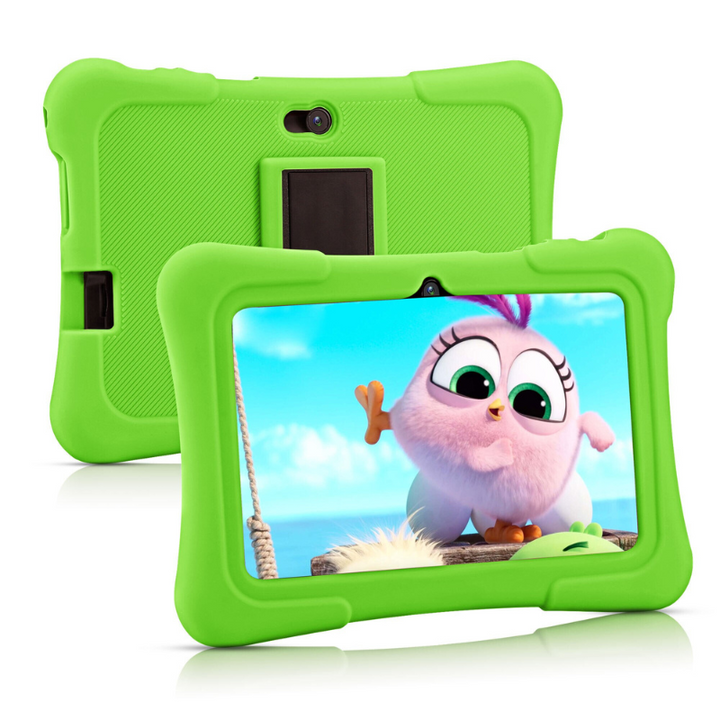 Children's tablet with learning apps and robust casing