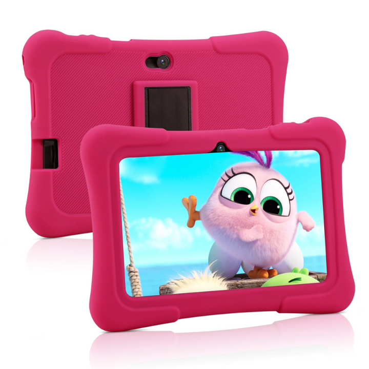 Children's tablet with learning apps and robust casing