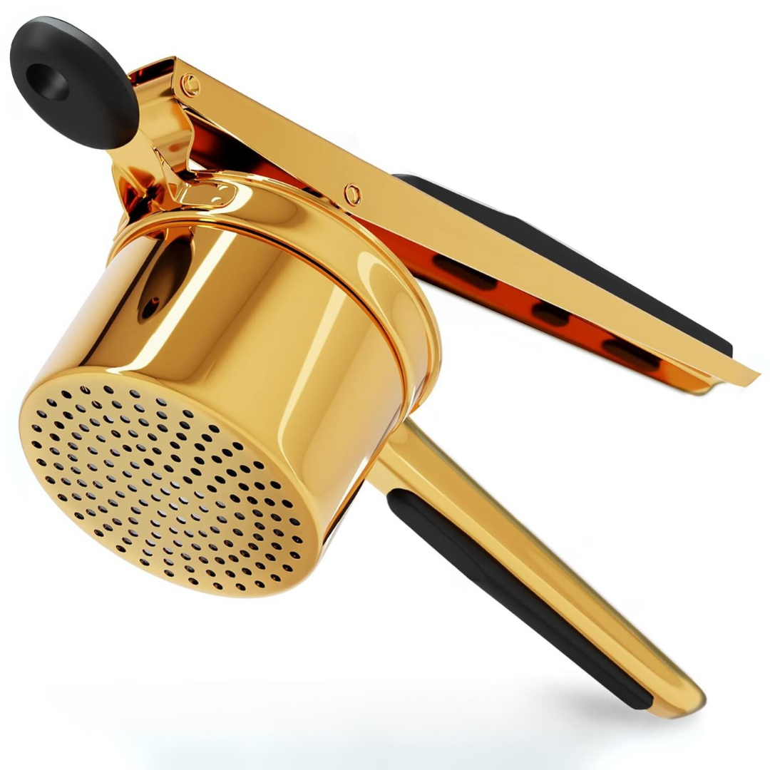 Heavy-duty stainless steel potato masher for creamy mashed potatoes