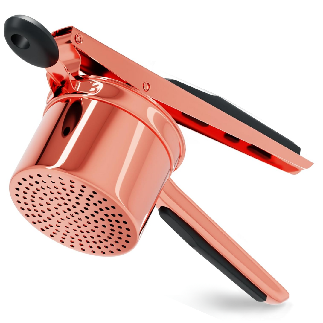 Heavy-duty stainless steel potato masher for creamy mashed potatoes