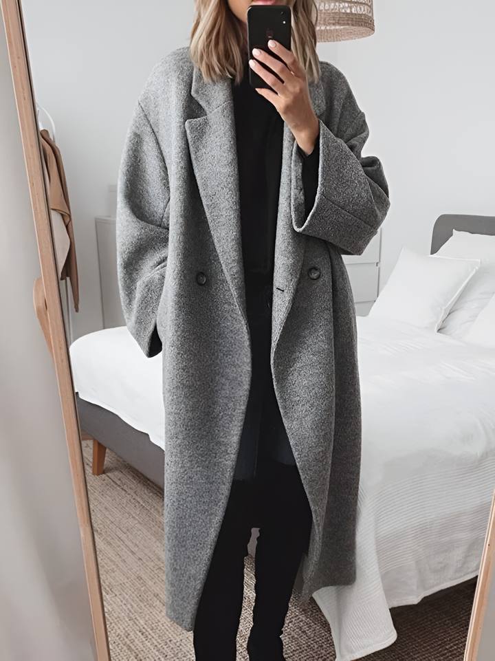 Women's Winter Coat with Elegant Maxi Fit
