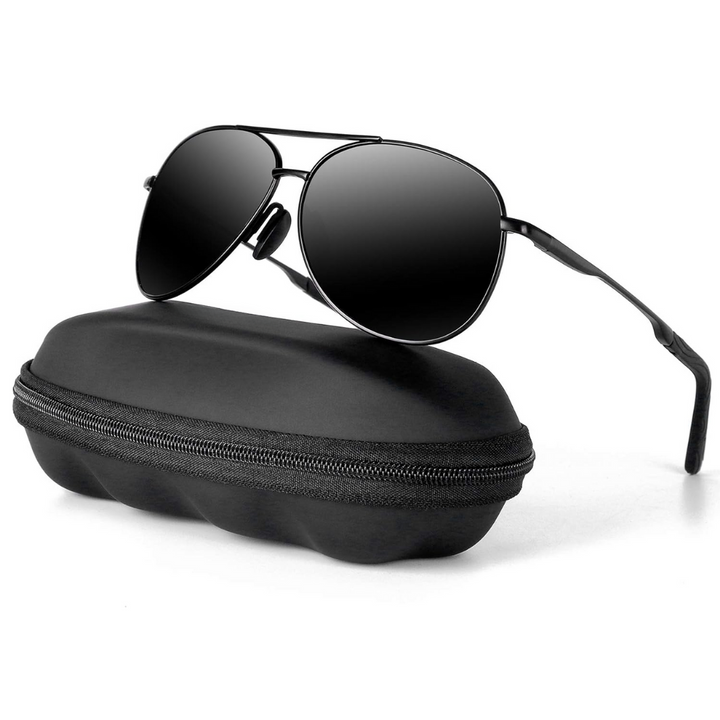 Aviator sunglasses with polarized lenses for women and men 