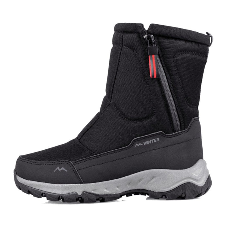 Men's winter boots with warm lining and non-slip sole