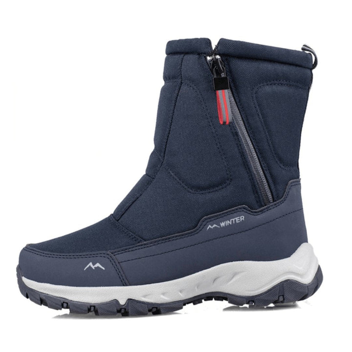 Men's winter boots with warm lining and non-slip sole