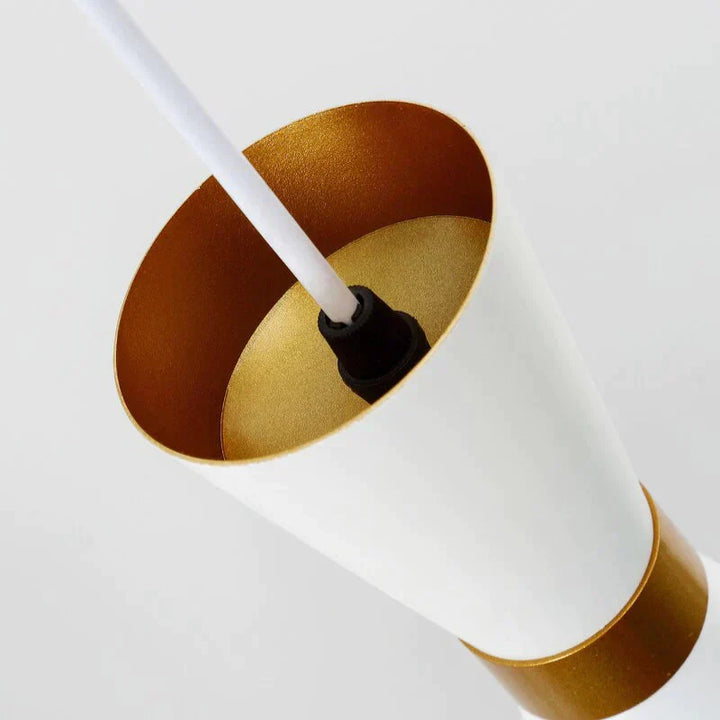 Modern cord pendant light – aluminum, E27 &amp; LED compatible