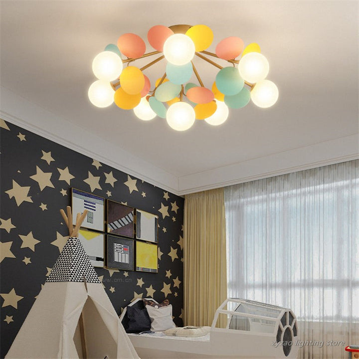 Estel Colorful LED Ceiling Light for Children's Room