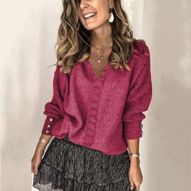 Casual Elegant Knit Sweater for Women