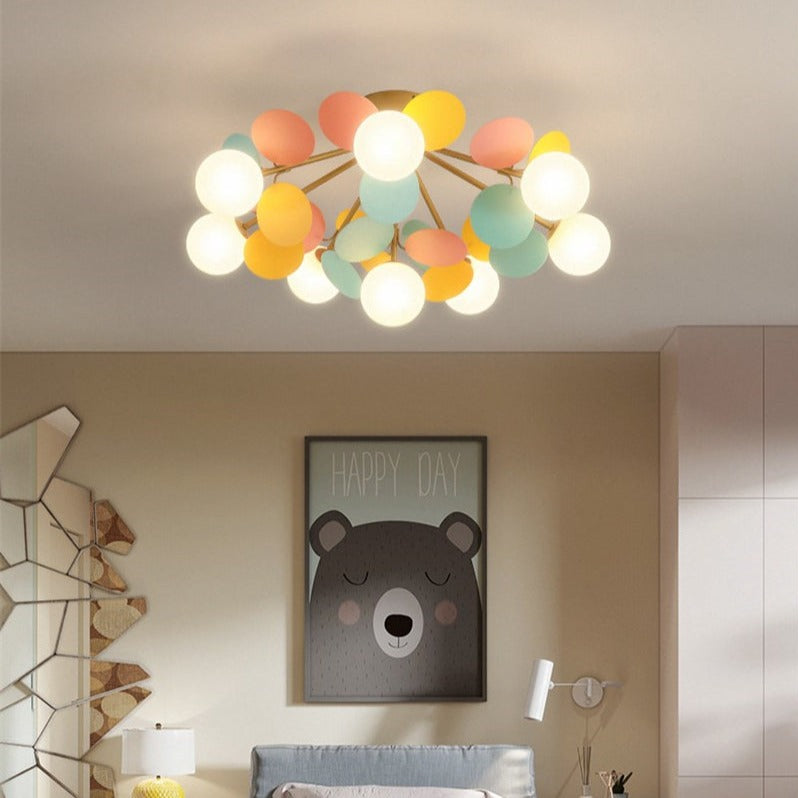 Estel Colorful LED Ceiling Light for Children's Room