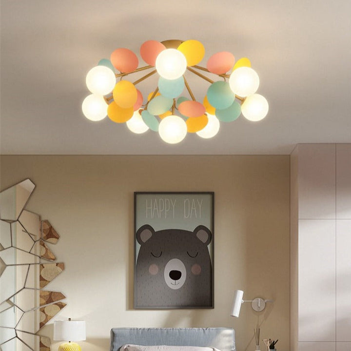 Estel Colorful LED Ceiling Light for Children's Room