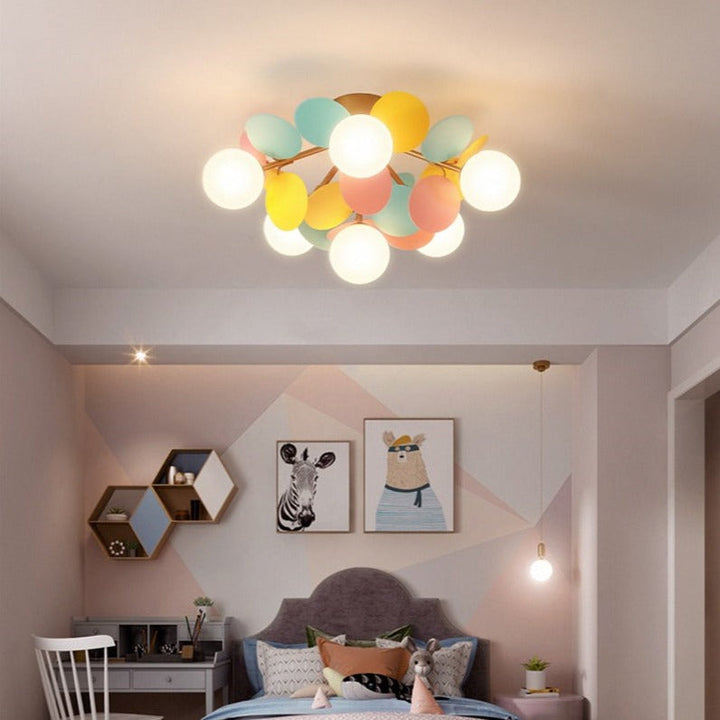 Estel Colorful LED Ceiling Light for Children's Room