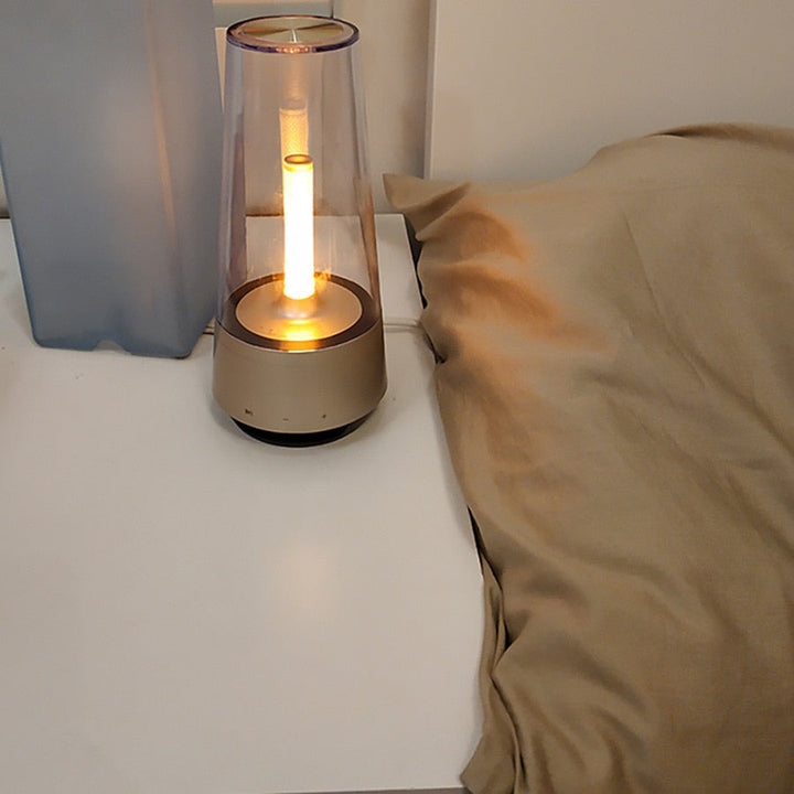 Portable night light speaker – Bluetooth &amp; warm white light