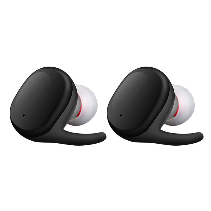 Wireless mini Bluetooth headphones with charging case and water-resistant design