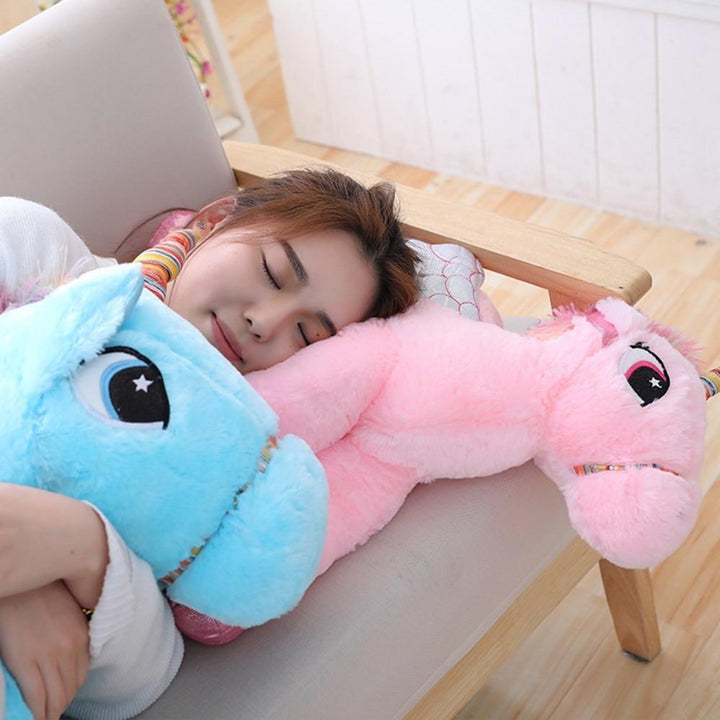 Giant Unicorn Plush Toy – Cuddly Stuffed Horse for Children 