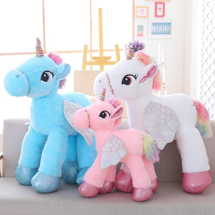 Giant Unicorn Plush Toy – Cuddly Stuffed Horse for Children 