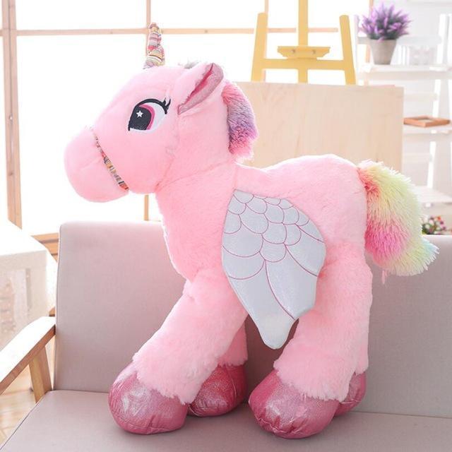 Giant Unicorn Plush Toy – Cuddly Stuffed Horse for Children 