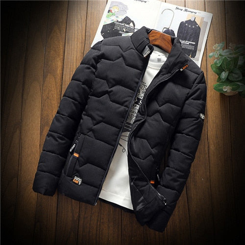 Men's quilted jacket with light lining