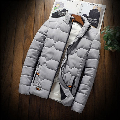 Men's quilted jacket with light lining