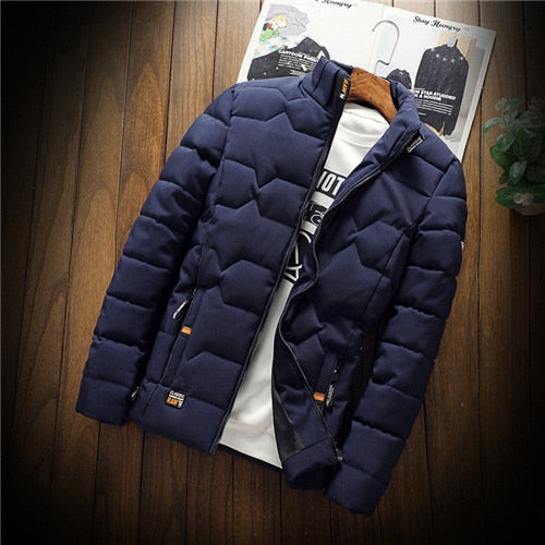 Men's quilted jacket with light lining