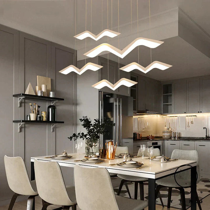 DIY LED pendant light – white, dimmable &amp; modern