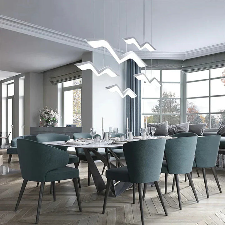 DIY LED pendant light – white, dimmable &amp; modern