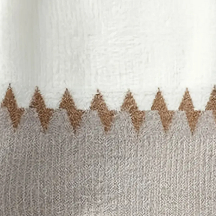 Men's knitted sweater with a simple design