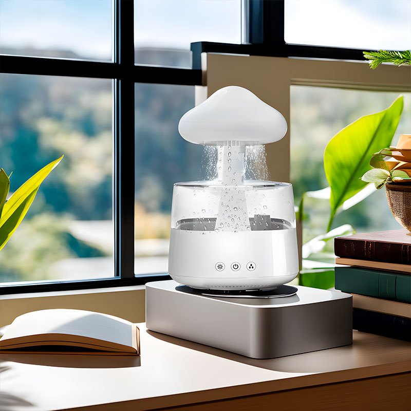 Humidifier with aromatherapy – designer diffuser for living spaces