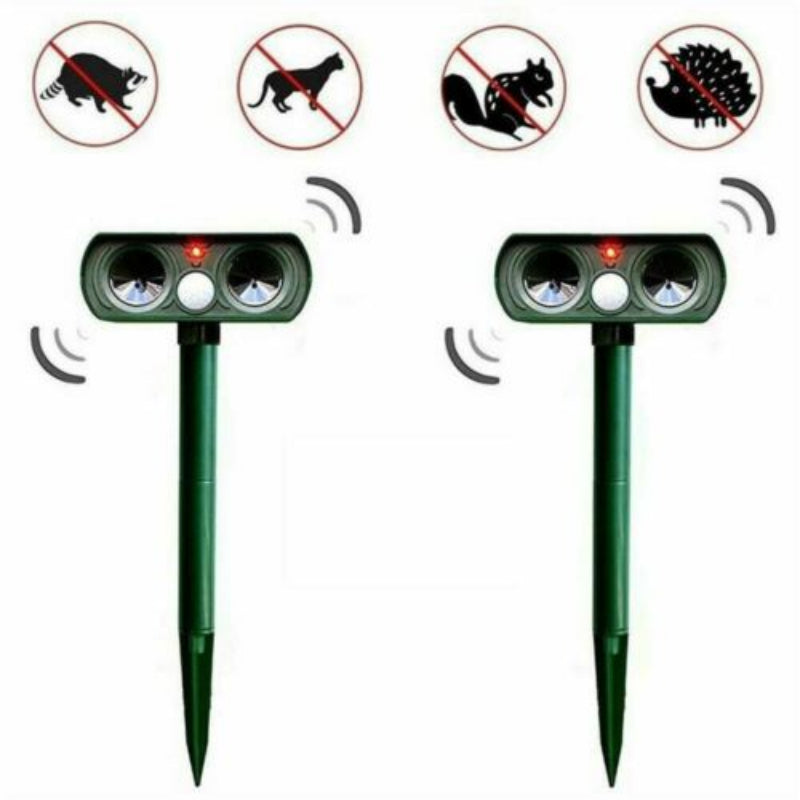 Solar-powered infrared animal repeller – Effective pest control for garden &amp; yard