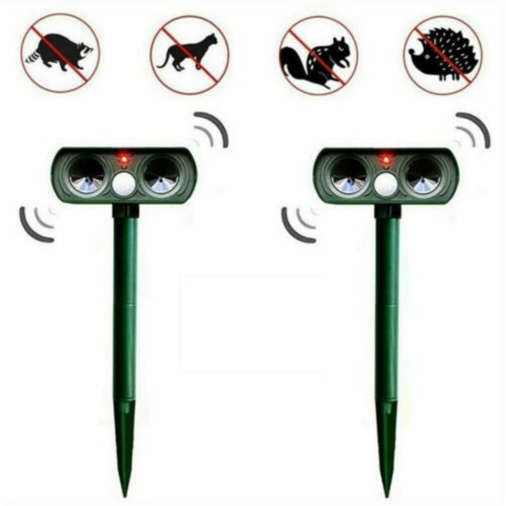 Solar-powered infrared animal repeller – Effective pest control for garden &amp; yard