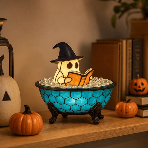 Halloween Nachtlicht Geisterlampe Aus Harz