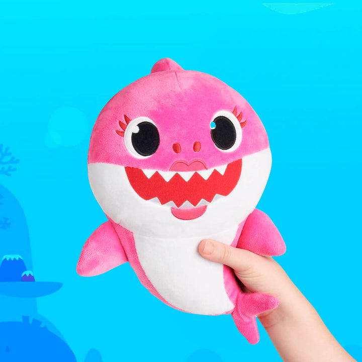 Plush Baby Shark Toy with Light and Music 