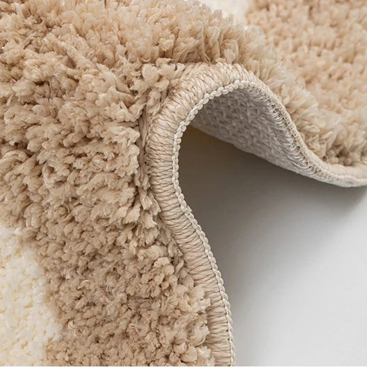 Flauschige Badematte – Modernes Steppmuster & Rutschfeste Unterseite