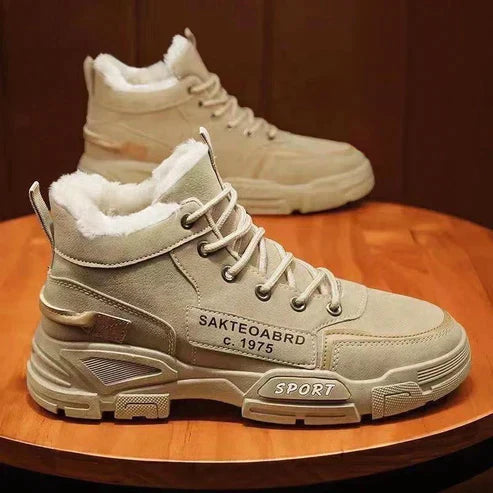 Men's High-Cut Boots with Timeless Design