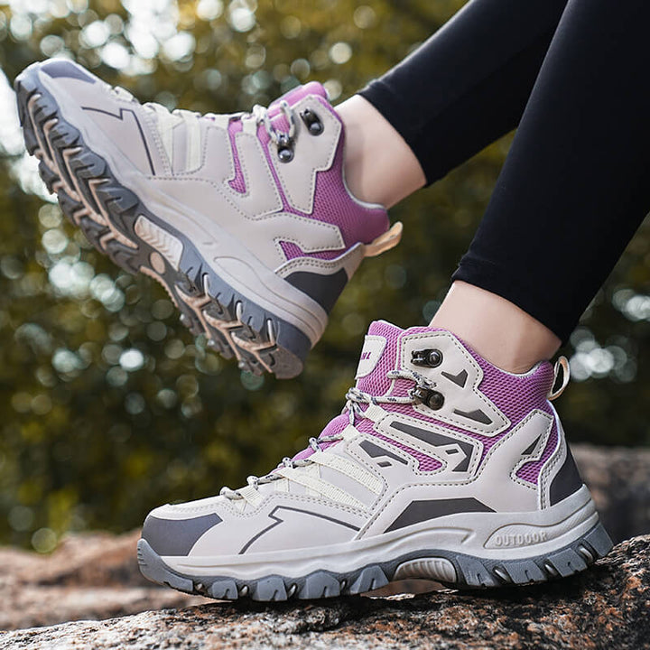 Women's hiking shoes with a sporty design