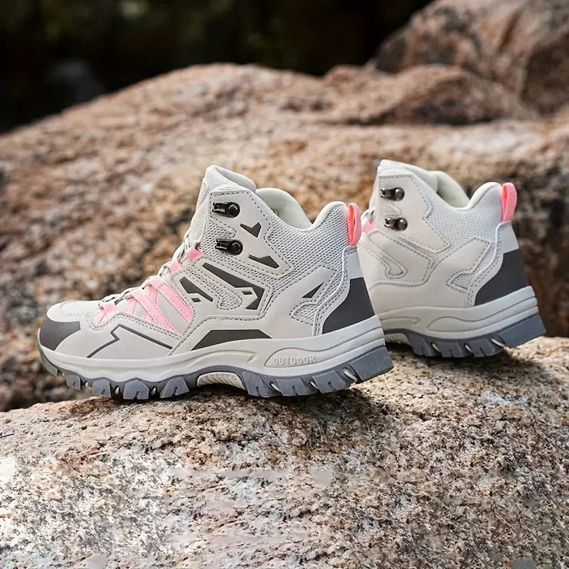 Women's hiking shoes with a sporty design