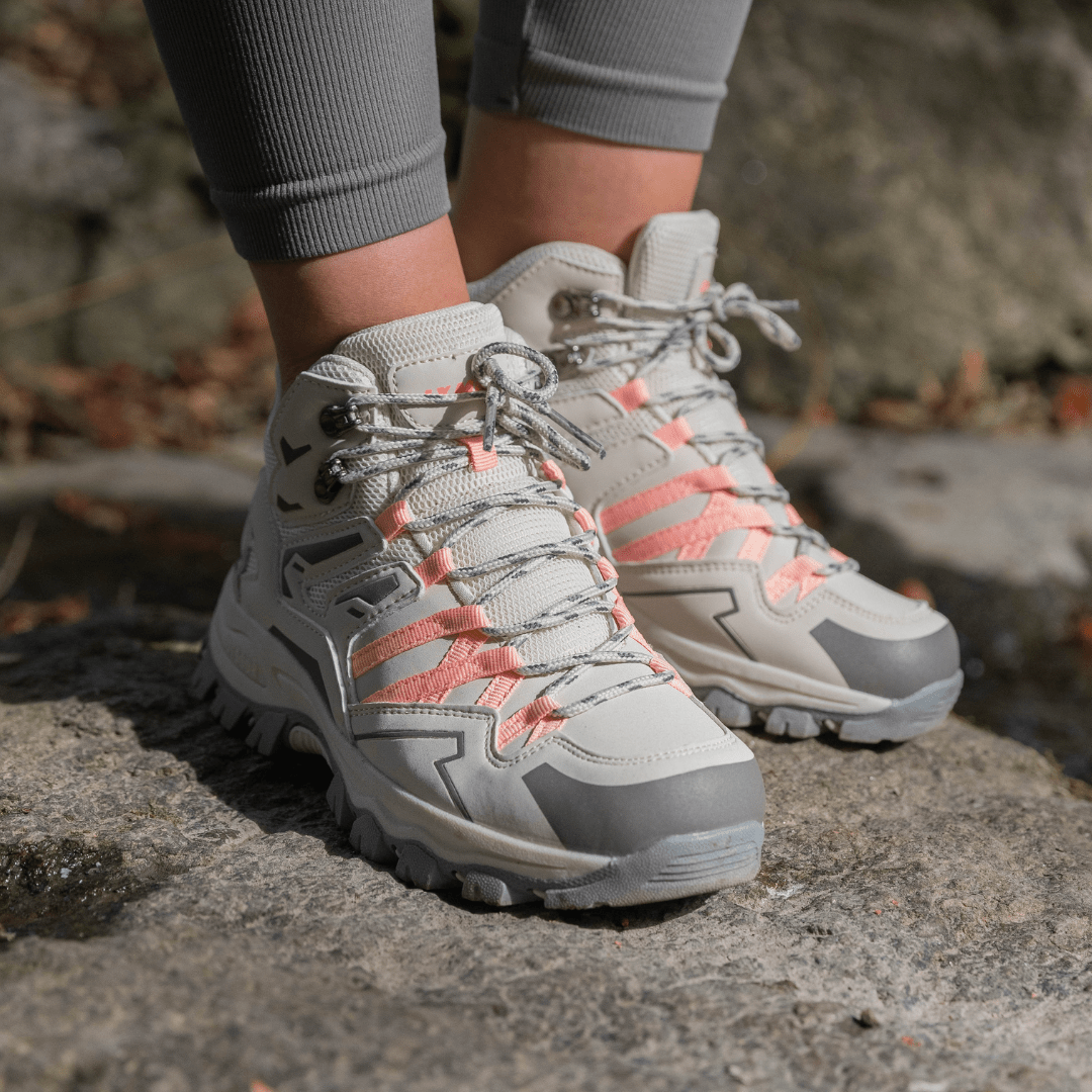 Women's hiking shoes with a sporty design