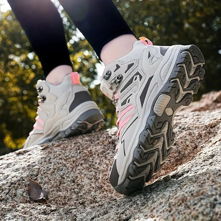 Women's hiking shoes with a sporty design