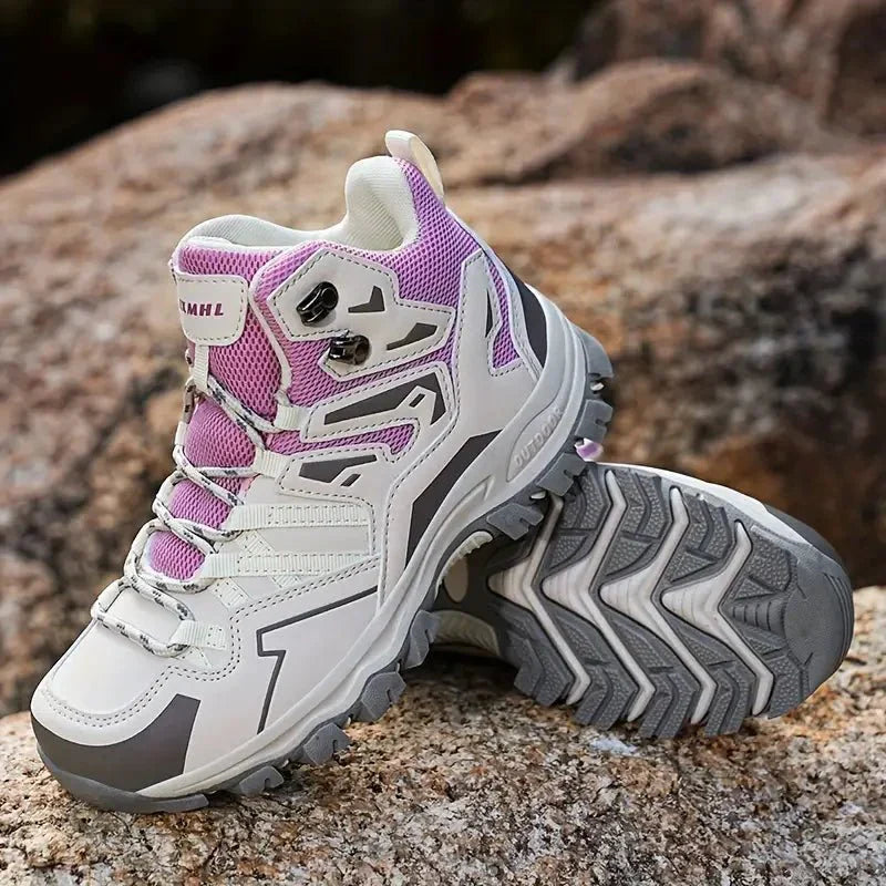 Women's hiking shoes with a sporty design