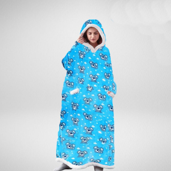 Unisex Plus Size Hoodie Blanket for Cozy Hours