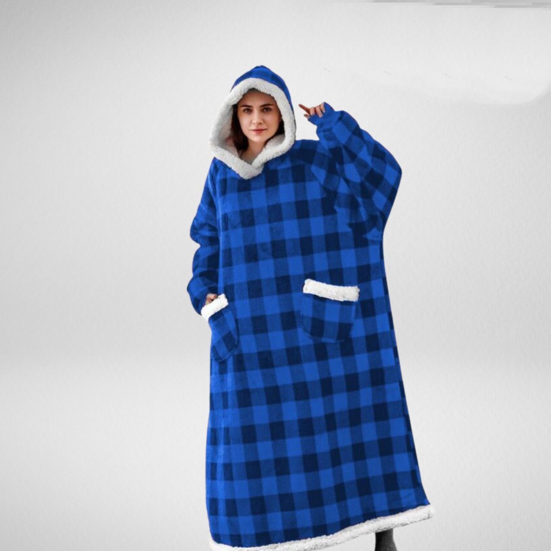 Unisex Plus Size Hoodie Blanket for Cozy Hours