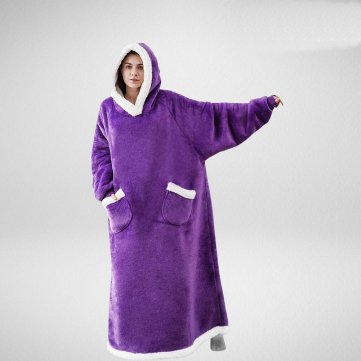 Unisex Plus Size Hoodie Blanket for Cozy Hours