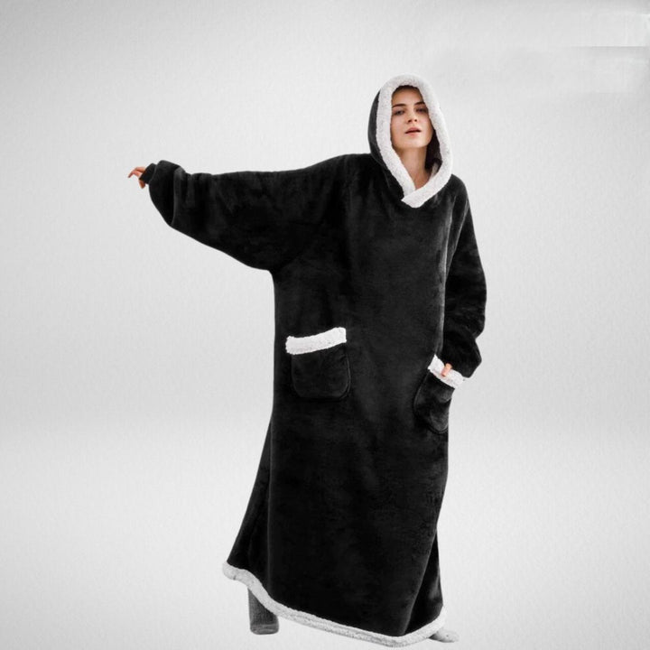 Unisex Plus Size Hoodie Blanket for Cozy Hours