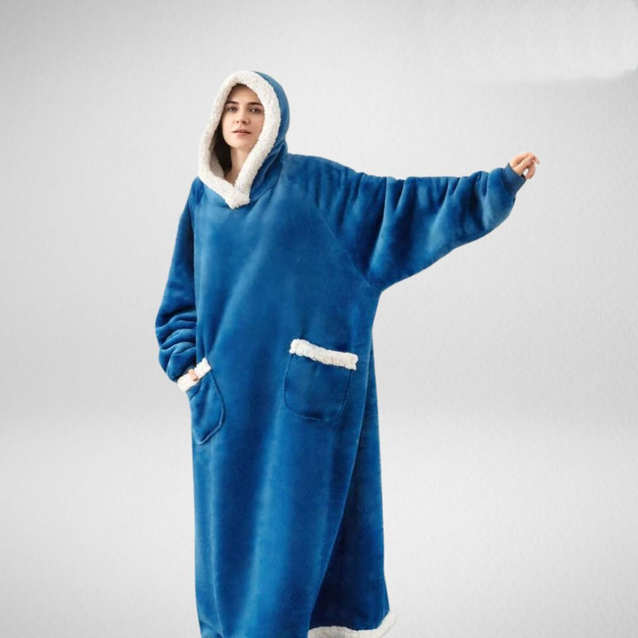 Unisex Plus Size Hoodie Blanket for Cozy Hours