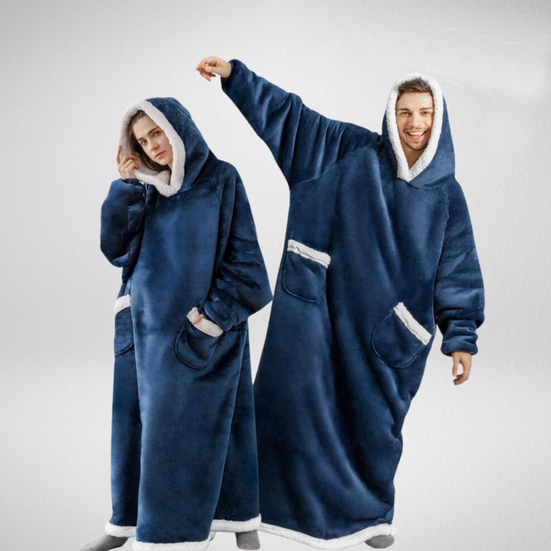 Unisex Plus Size Hoodie Blanket for Cozy Hours